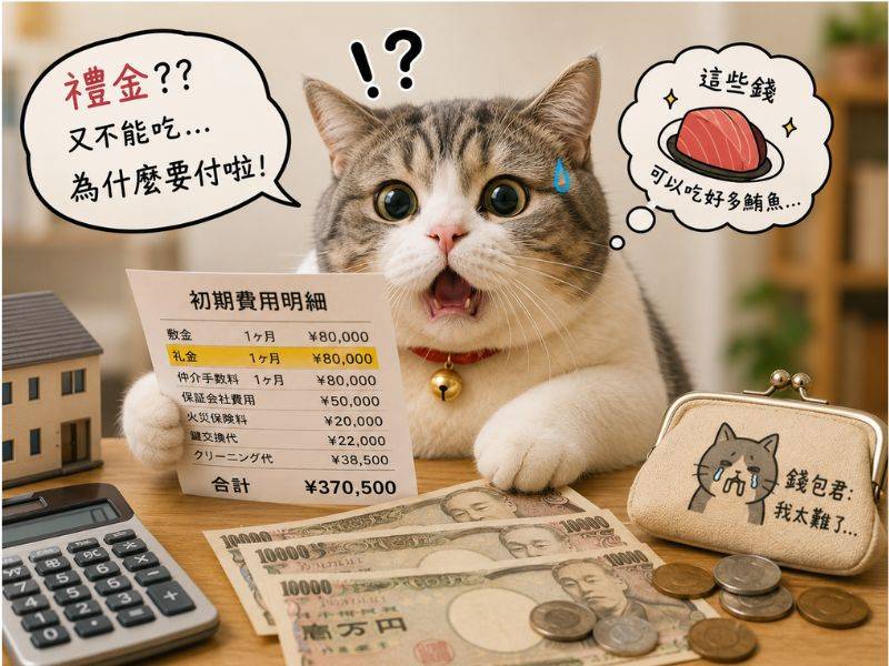  日本禮金是什麼？租屋一定要付嗎？ 